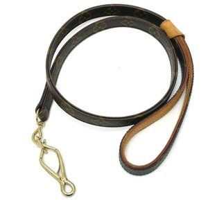 LOUIS VUITTON M58072-M58056 Monogram Collie Baxter / Lex Baxter MM Collar  Leash